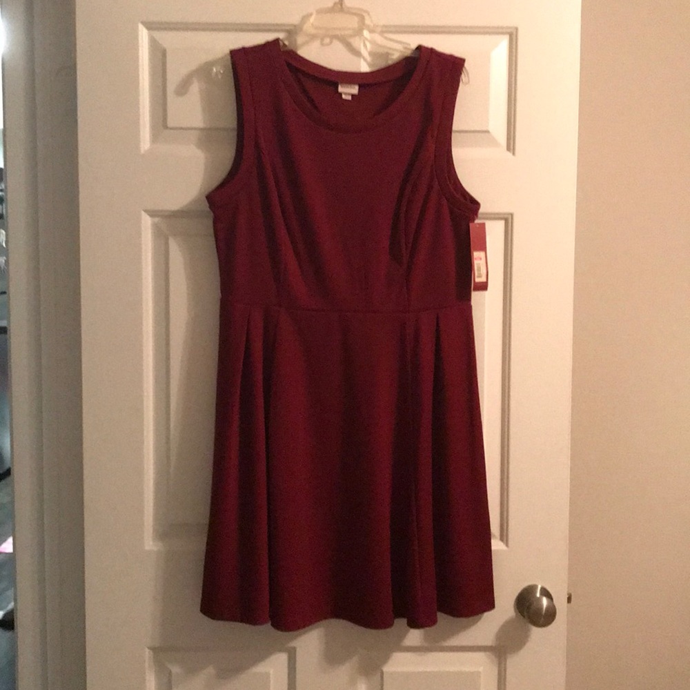 Maroon dress